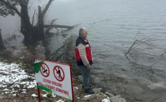 Simav Gölcük Yaylası Göleti’nde su ürünleri denetimi