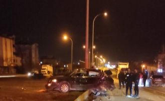 Karapınar’da tır ile otomobil çarpıştı: 2 yaralı