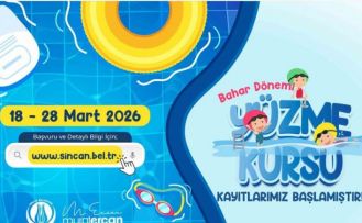 Sincan Belediyesi’nin bahar dönemi yüzme kurs kayıtları başladı, son tarih 28 Mart