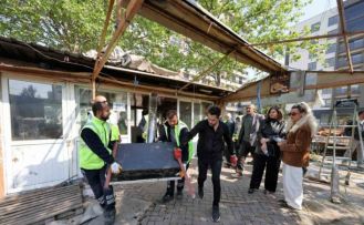 1050 Konutlar’daki yeşil alan işgalden kurtarıldı
