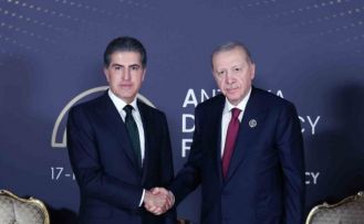 Cumhurbaşkanı Erdoğan, Irak Kürt Bölgesel Yönetimi Başkanı Neçirvan Barzani’yi kabul etti