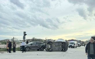 Eskişehir’e 4 aracın karıştığı kazada 7 kişi yaralandı