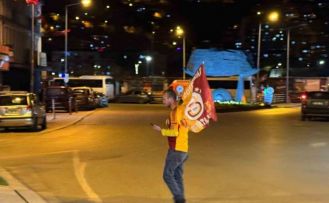 Zonguldak’ta taraftarlar Galatasaray’ın galibiyetini kutladı