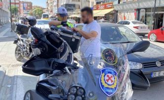 Abart egzozlu motosikletliye 9 bin 267 lira ceza