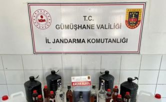 Gümüşhane’de sahte alkol operasyonu