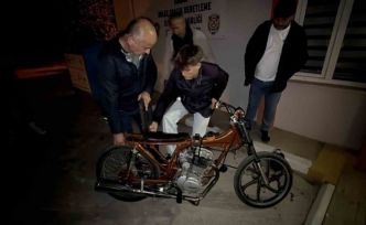 Tokat’ta bisikletini motosiklete çeviren gence ceza yağdı