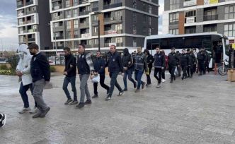 Bahis operasyonunda gözaltına alınan 13 şüpheli adliyeye sevk edildi