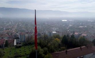 Bolu’yu sis tabakası kapladı