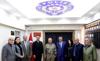 CHP Iğdır İl Başkanı Nizamettin Ada’dan Emniyet Müdürü Turgay’a ziyaret