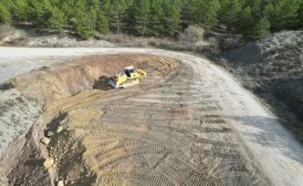 Çomar Barajında 2. etap yol genişletme çalışmaları başladı