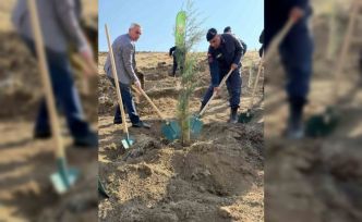 Fidanlar toprakla buluştu