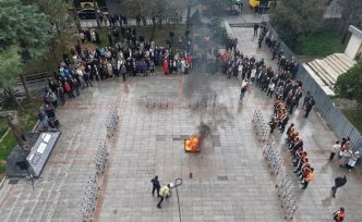 Gaziosmanpaşa Belediyesi’nden yangın tatbikatı