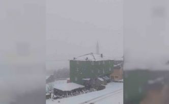 Giresun yaylaları beyaza büründü