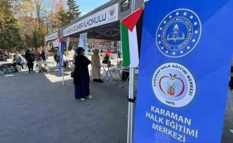 Karaman’da Gazze için hayır panayırı düzenlendi