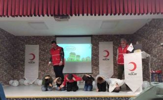Tepebaşı Kızılay’dan engelli öğrencilere yönelik afet farkındalık seminerleri