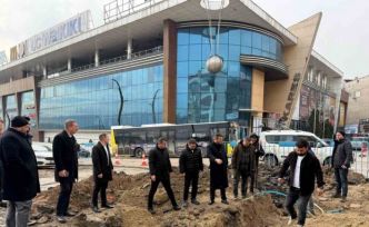 Başkan Çetinkaya, altyapı ve üstyapı çalışmalarını yerinde inceledi