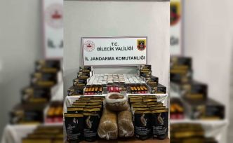 Bilecik’te kaçak makaron operasyonu