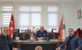 Bulanıklı gazetecilerden Emniyet Müdürü Arlı’ya ziyaret