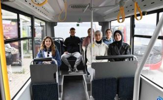 Büyükşehirden öğrencileri sevindiren ulaşım hizmeti