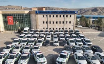 Çankırı İl Emniyet Müdürlüğü’ne 57 araç tahsis edildi