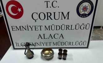 Çorum’da tarihi eser operasyonu: 1 gözaltı