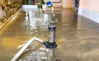 Didim’de sağanak yağmur etkili oldu