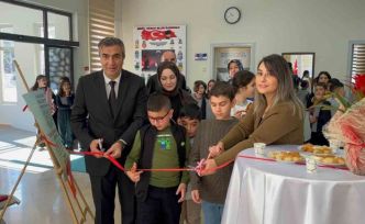 Erzurum’da özel öğrencilerden anlamlı sergi