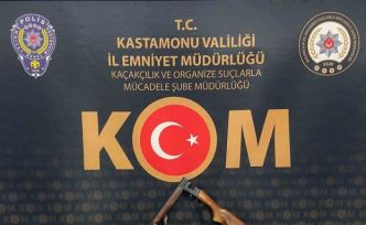 Kastamonu’da kaçak silah operasyonu: 1 tutuklama