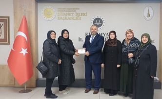 Kütahya’da Kur’an Kursu kursiyerlerinden Gazze’ye destek