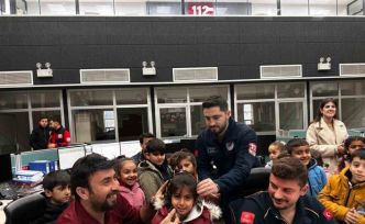 Minik öğrenciler 112’yi yerinde öğrendi