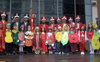 Minik öğrencilerin ‘Yerli Malı Haftası’ sevinci