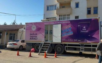 Mobil kanser tarama aracı Başkale’de
