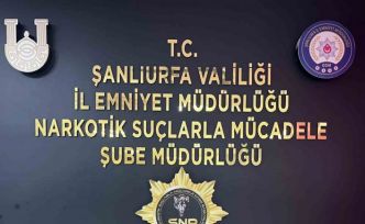 Şanlıurfa’da 2 kilo 150 gram uyuşturucu ele geçirildi