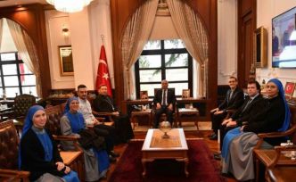 Santa Maria Katolik Kilisesi Episkoposu Antuan Ilgıt’tan Vali Yıldırım’a ziyaret