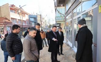 Tavas ilce merkezinde üst yapı çalışmalarını tüm hızıyla devam ediyor