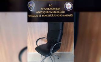 Girdiği iş yerinden koltuk çaldı