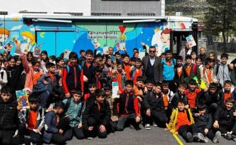 Kahramanmaraş’ta mobil kütüphane kırsal bölgelerde