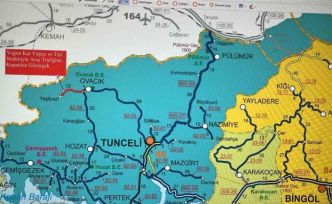 Tunceli’de yoğun kar yağışı nedeniyle birçok il yolu ulaşıma kapatıldı