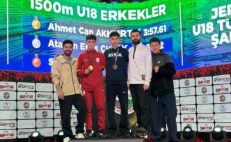 Adil Sani Konukoğlu Spor Lisesi sporcularından üç Türkiye şampiyonluğu