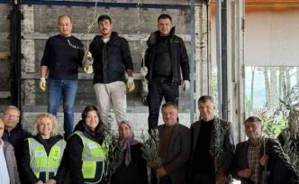 Beyağaç’ta kırsal kalkınmayı destek amacıyla zeytin fidanı dağıtımı gerçekleşti