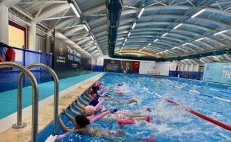 Bilecik’te yüzme antrenmanları devam ediyor