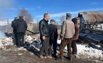 Çamyazı Köyü’nde korkutan yangın