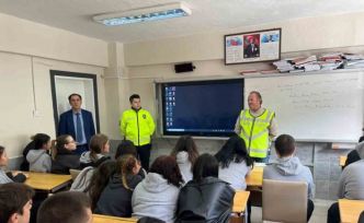 Çan Emniyeti’nden 442 öğrenciye güvenli sürüş eğitimi