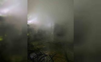 Güroymak’ta korkutan yangın