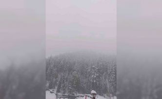 Ilgaz Dağı’nda kar yağışı etkili oldu