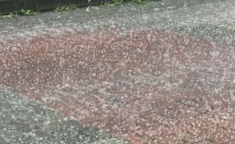 Kağıthane’ye dolu yağdı