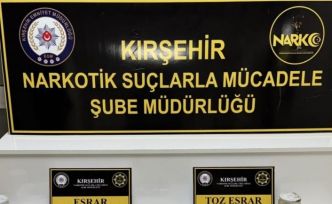 Kırşehir’de uyuşturucu operasyonu: 1 tutuklama