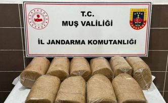 Muş’ta 50 kilo kaçak tütün ele geçirildi