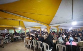 Şahin, vatandaşlarla iftarda buluştu