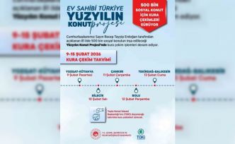 Tekirdağ’da 6 bin 865 sosyal konut için kura çekilecek